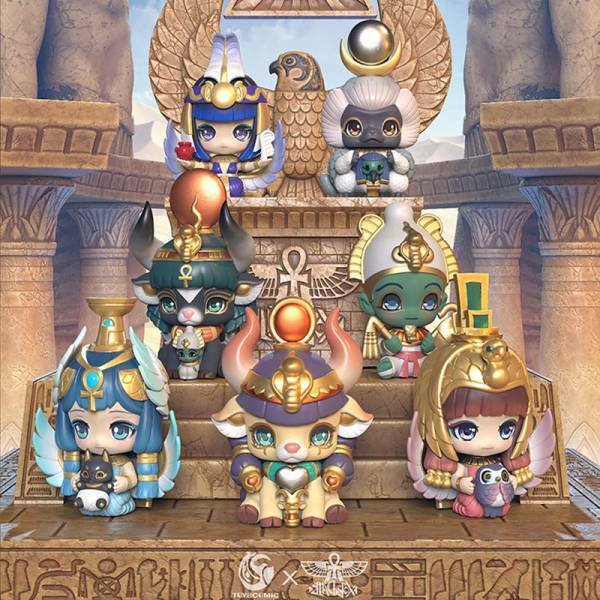 陸版 盲盒 雅盧幼稚園 埃及神系列 第二彈 中盒8入(隨機出貨)