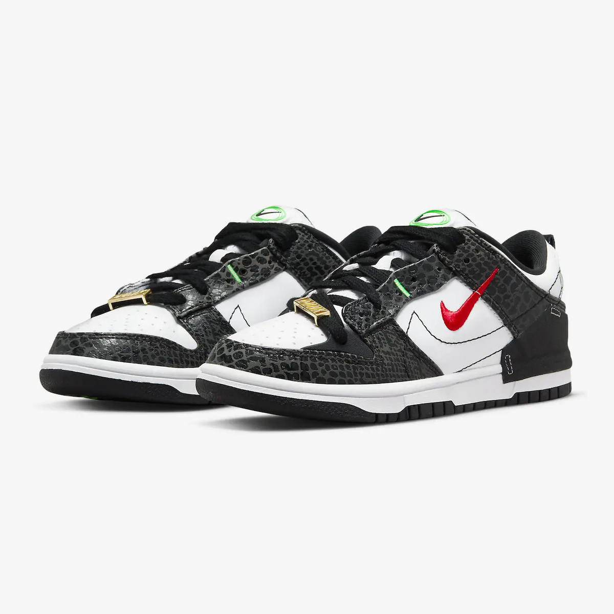 -(D2b)-W NIKE DUNK LOW DISRUPT 2 雙勾 蛇紋 熊貓 紅勾 金釦 -DV1490 161