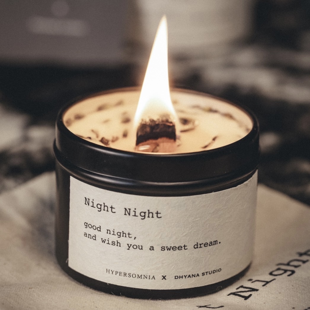 【眠氣 Hypersomnia】Night Night 天然香氛蠟燭