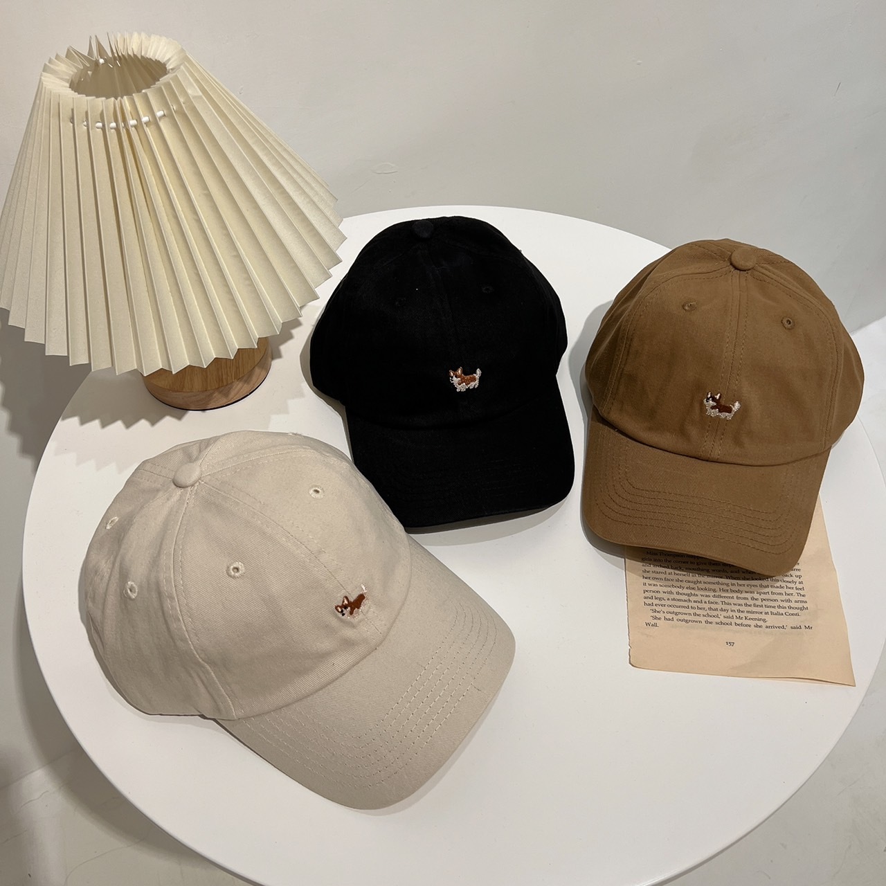 可愛柯基犬老帽/四色