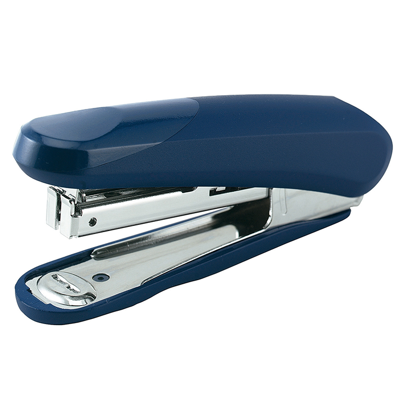 藍色 流線型訂書機｜PLUS 普樂士