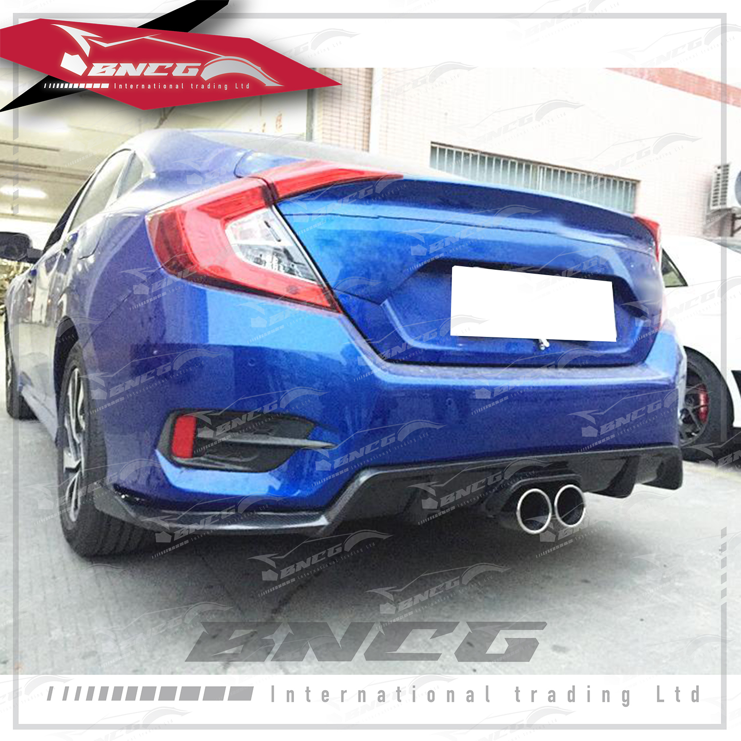 本田 Honda Civic 10代 改裝 卡夢 碳纖維 外觀件 空力套件 後下巴 後導流