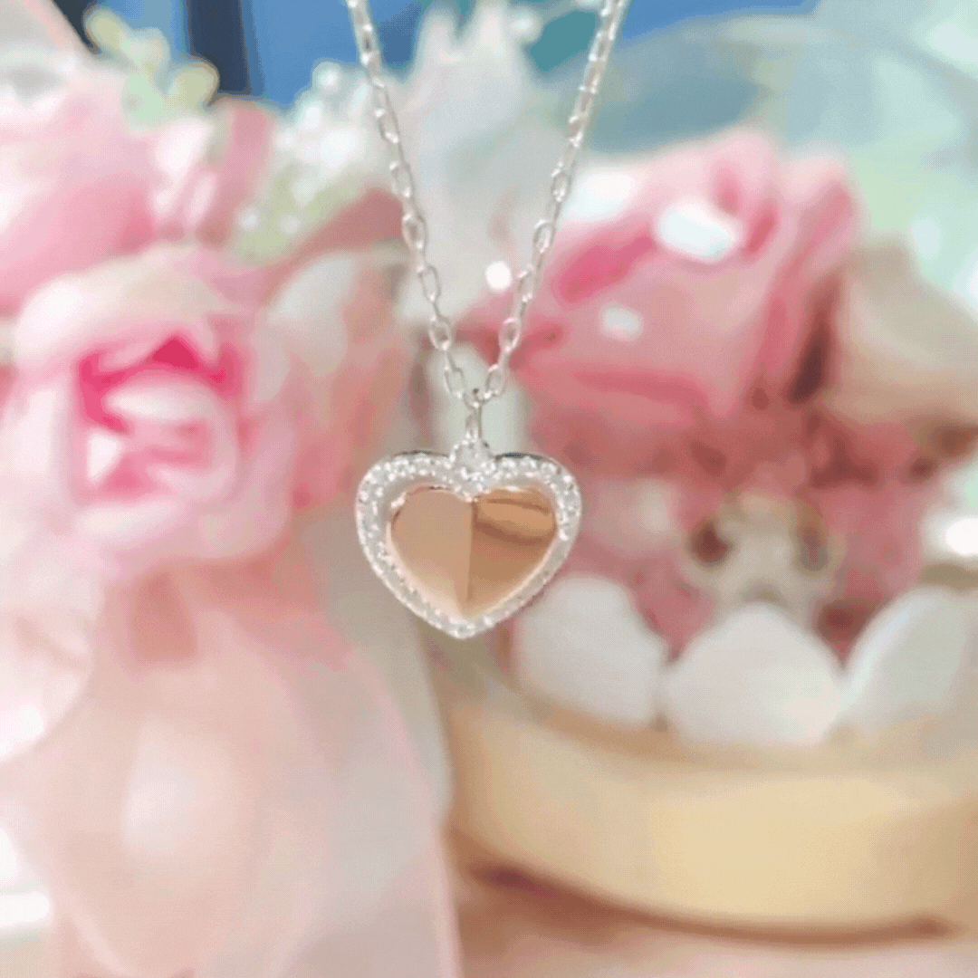 | 925 Silver・White Gold・Rose Gold | Love You Necklace | NE0493 |