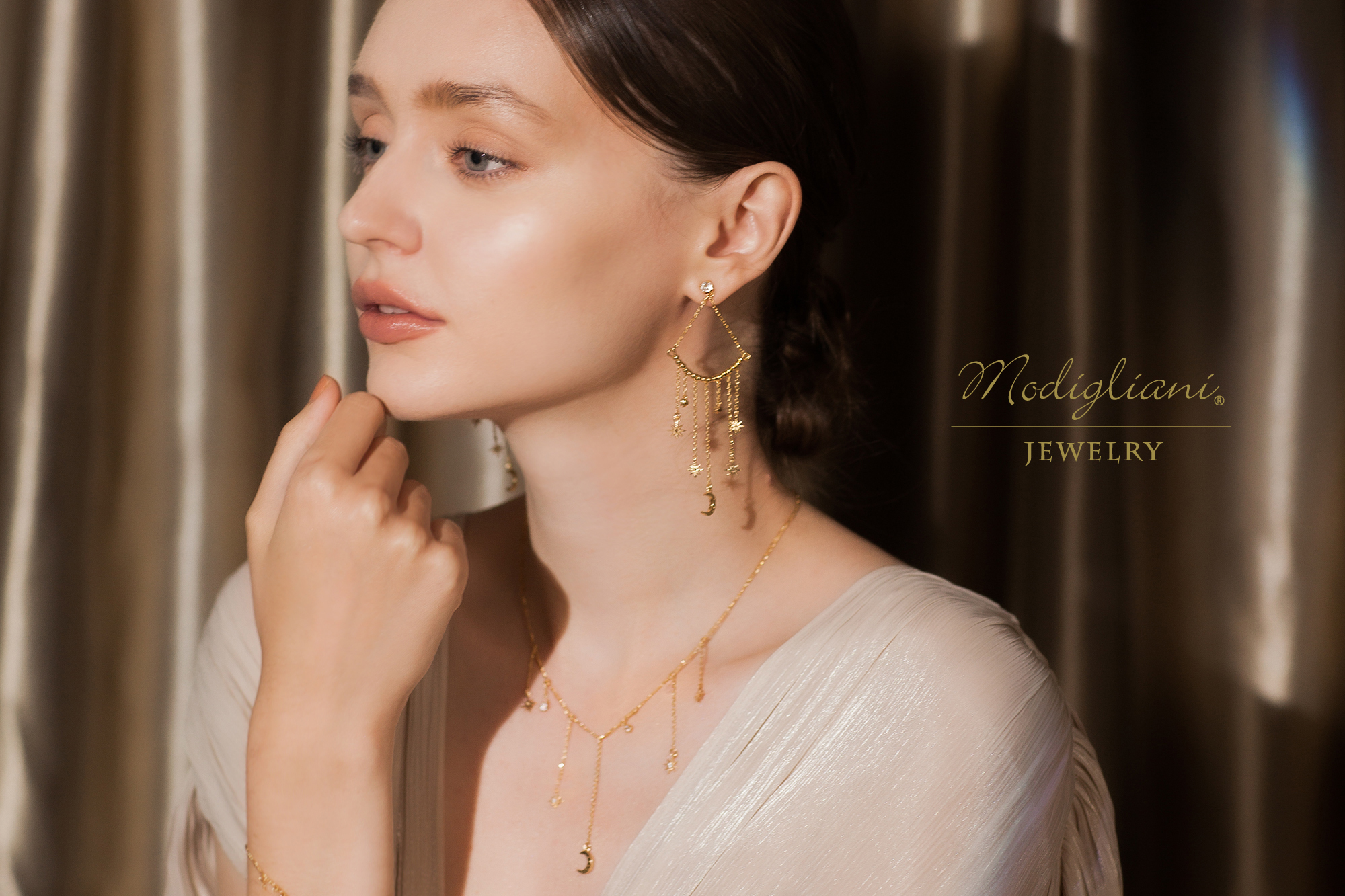 18KGP 夢幻流星雨耳環