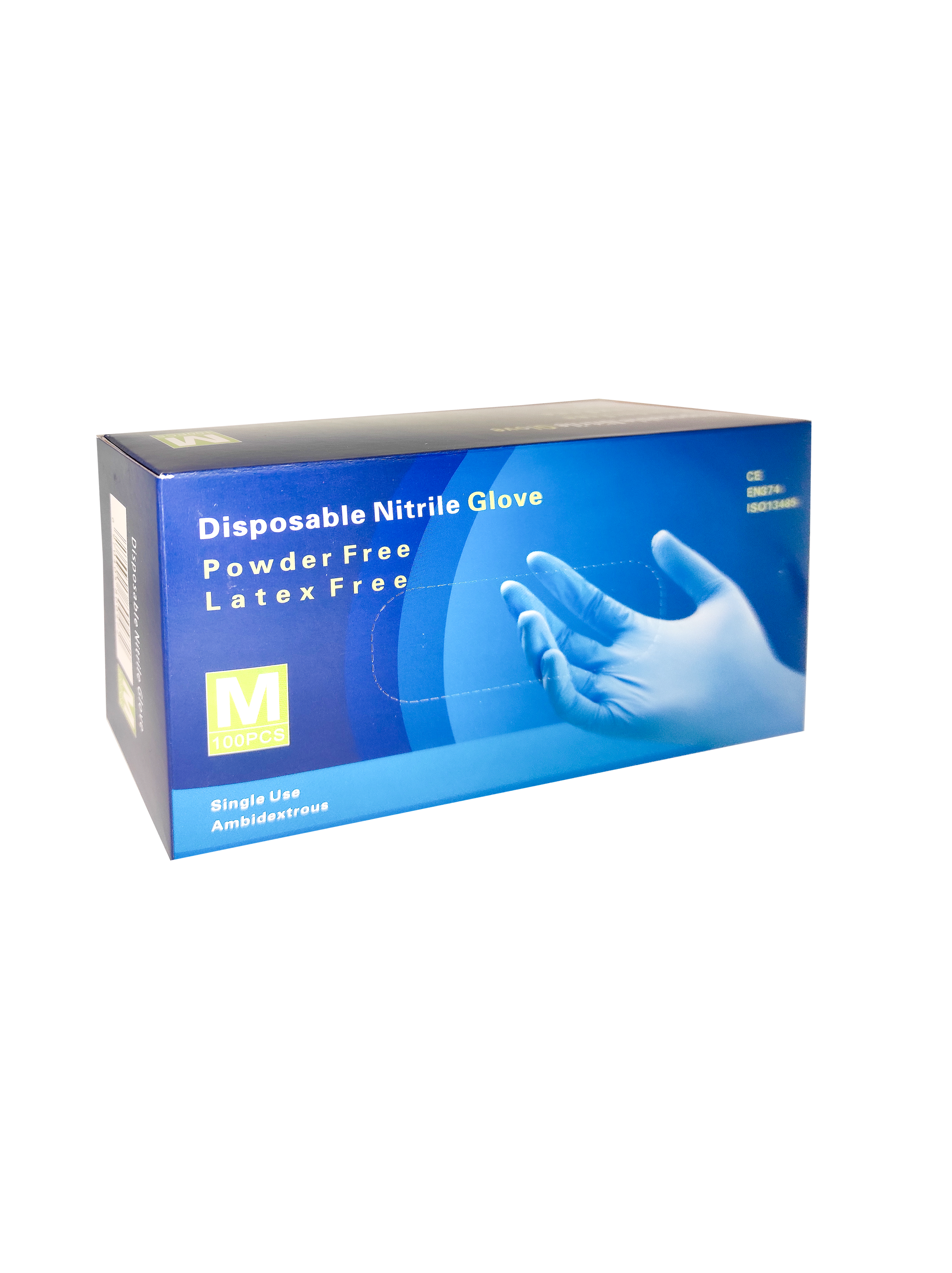 MG004 IAP純天然丁晴手套(藍色)100個(S/M/L碼) Nitrile Gloves