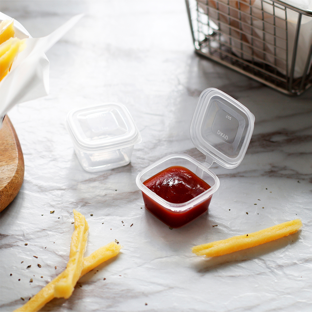 連體醬料杯 方形 1oz