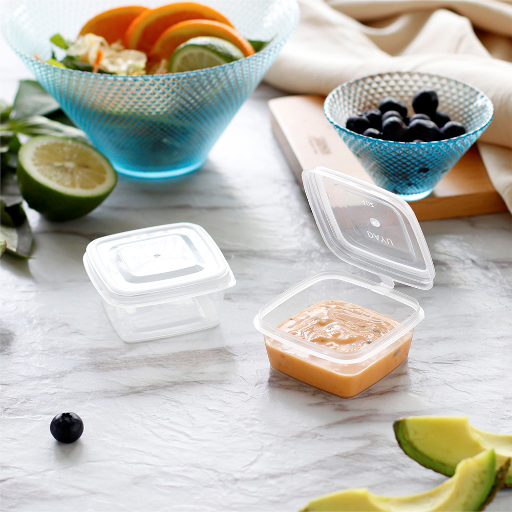 連體醬料杯 方形 4oz