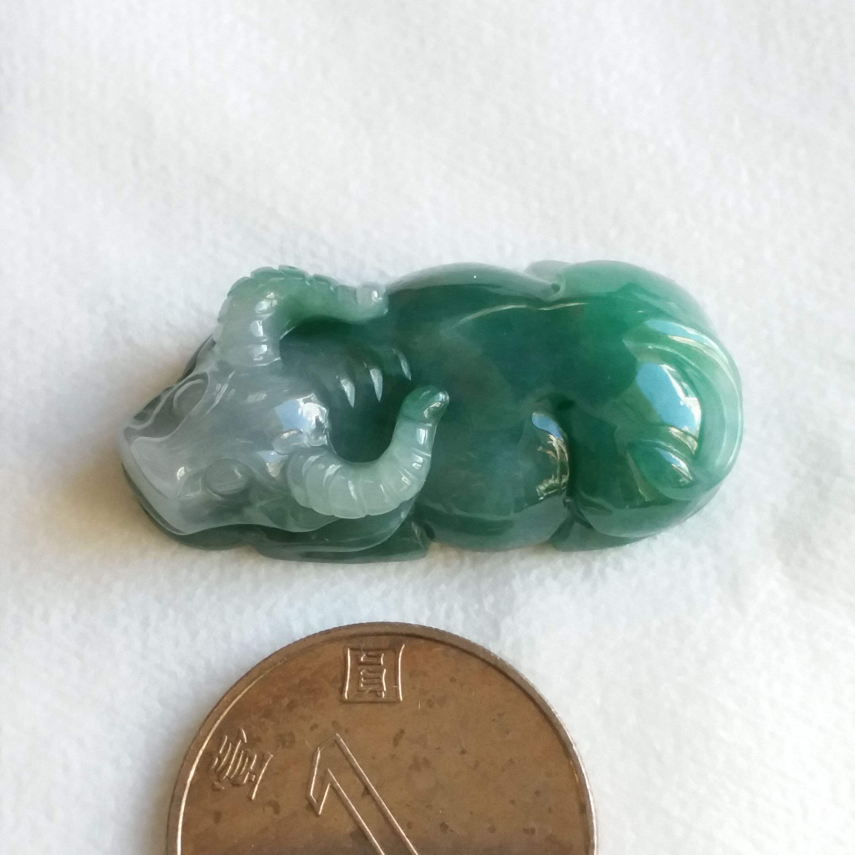 冰綠福牛, 天然翡翠A玉, 緬甸玉, Jade, Jadeite