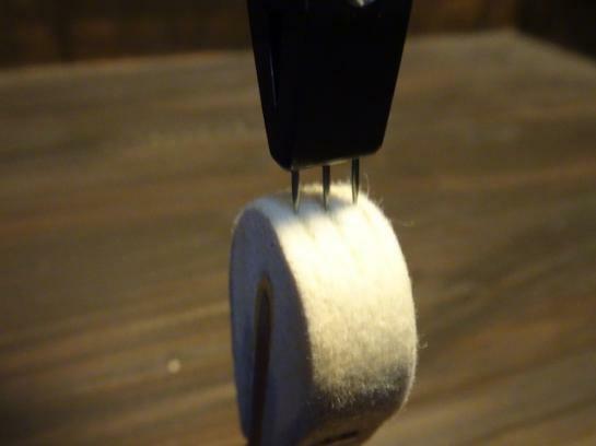 日本進口 渡邊商店 #49 三針式音色針刺調整工具 整音工具 160g/Felt picker,heavy