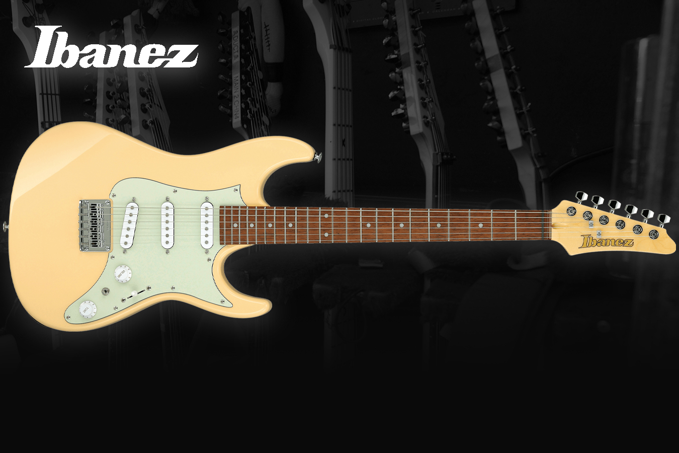 Ibanez AZES31 系列 單單單 無搖座 白揚木琴身 楓木琴頸 dyna-MIX8 切換系統 | AZES31-VM 朱紅色 Ibanez AZES31 系列 單單單 無搖座 白揚木琴身 楓木琴頸 dyna-MIX8 切換系統 | AZES31-VM 朱紅色 / AZES31-IV 象牙色 第 3 張圖片｜三峽吉他 / Bass