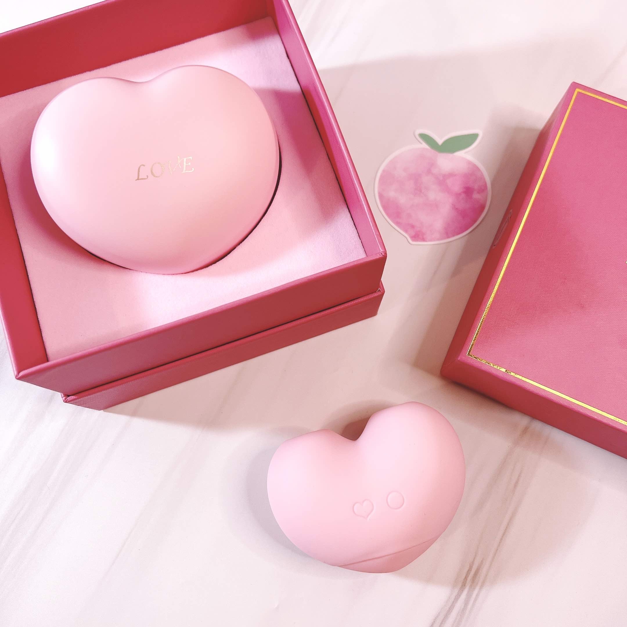 美國SVAKOM 桃桃豚 吸吮舌舔 愛心跳蛋 按摩器