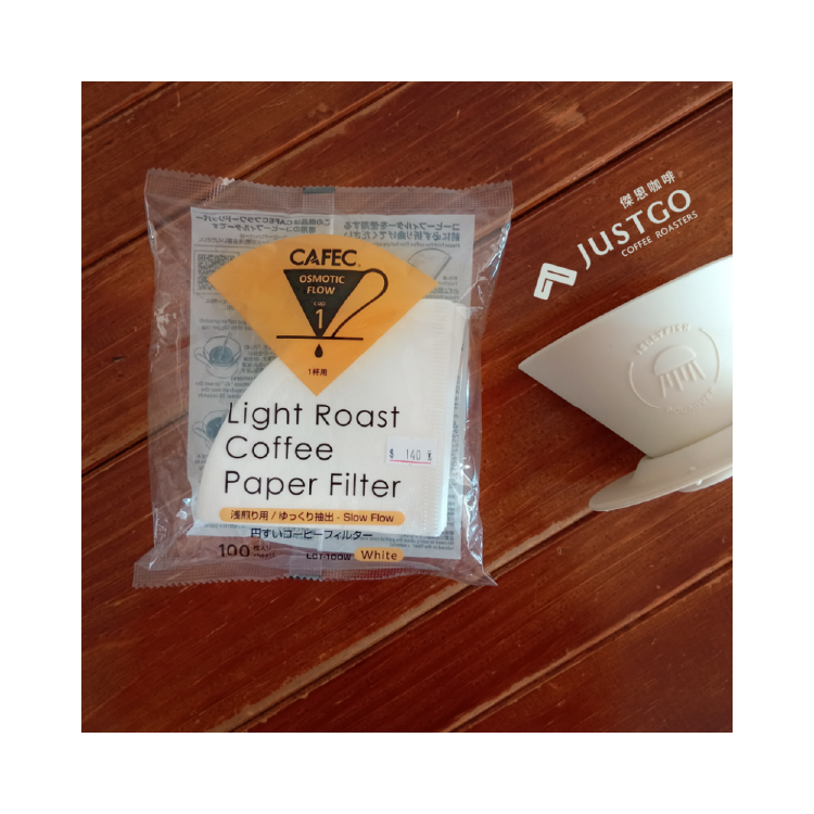 CAFEC三洋 錐形漂白 （1-2人份）咖啡濾紙
