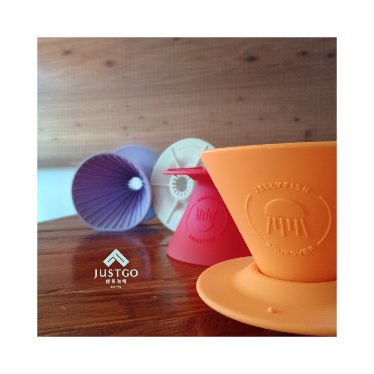 MINOS 水母濾杯 (1-2人份) 食品級矽膠  ▍內附： CAFEC淺焙濾紙20張