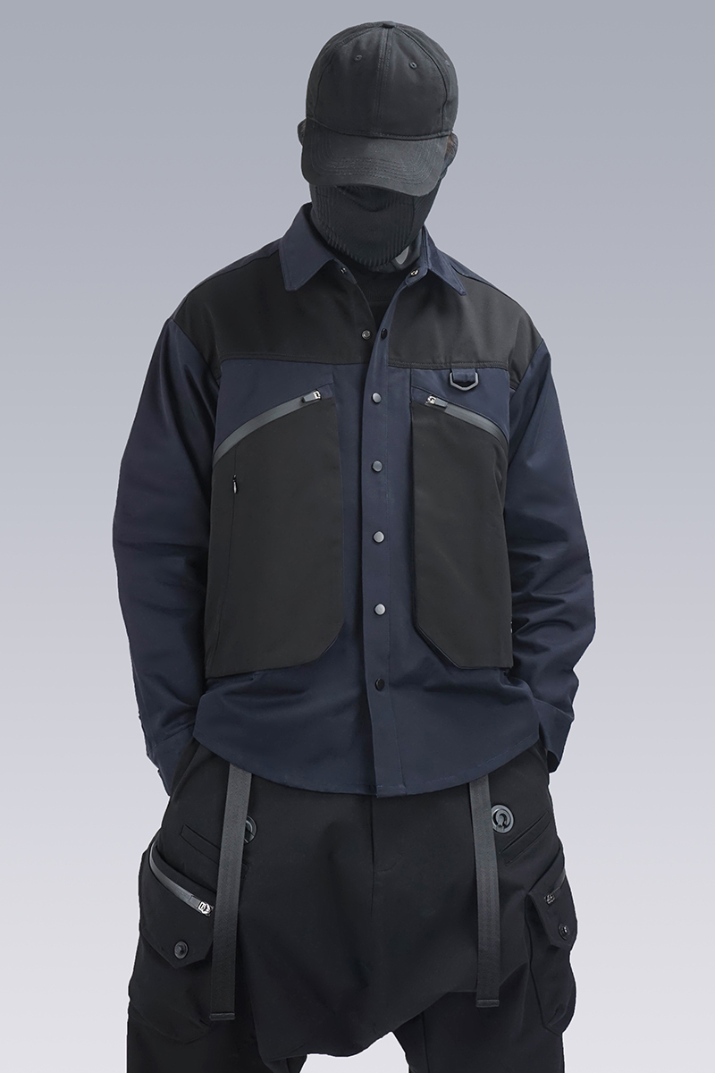 SILENSTORM 機能解構工裝翻領襯衣外套