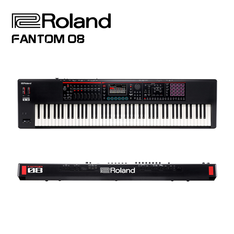 ROLAND Fantom 08合成器88鍵Fantom-0系列PHA-4擒縱機制琴鍵