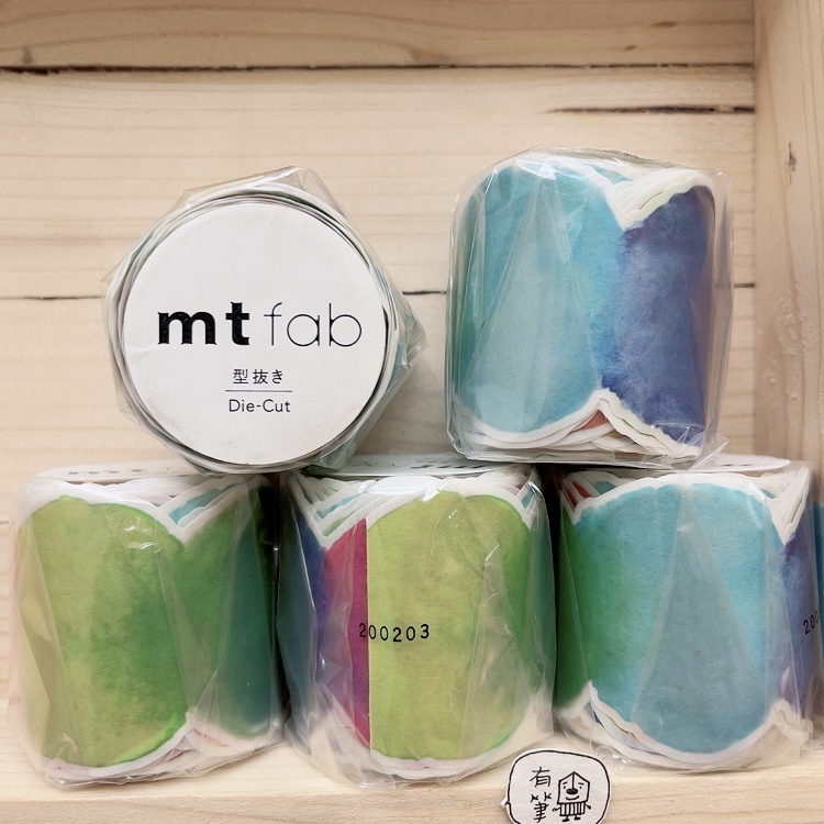 mt fab系列 裁型水彩顏色紙膠帶｜mt 日本