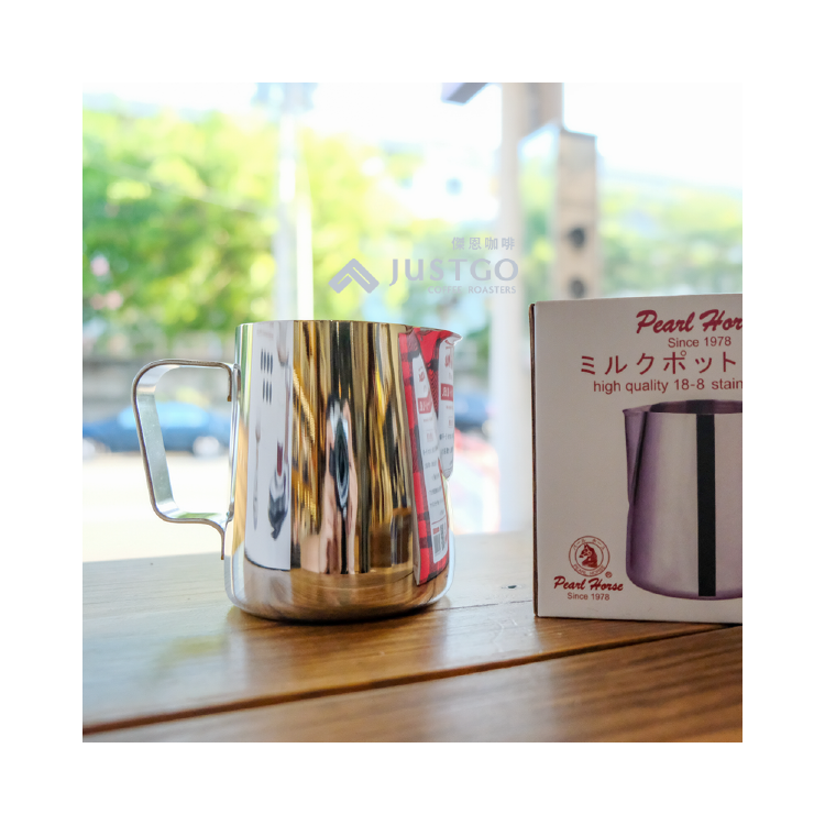 Pearl Horse 寶馬牌 不鏽鋼拉花杯 ( 0.35L、0.6L、1L )