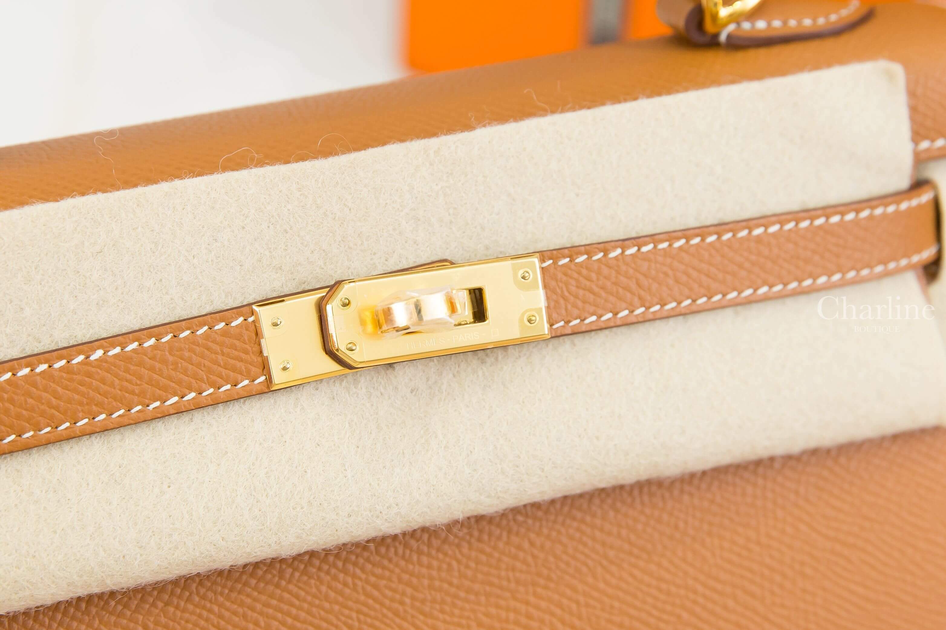 Hermès Kelly 25cm 37 Gold Epsom 焦糖色金釦凱莉包