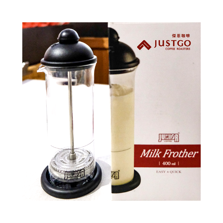 JUNIOR 手動奶泡器 (顏色：紅)