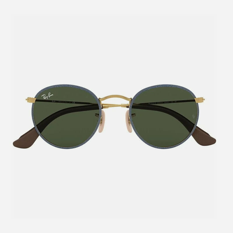 Rb3475 RAYBAN Round Craft 美國雷朋 合金皮革墨鏡 潮流經典太陽眼鏡 RB3475-Q