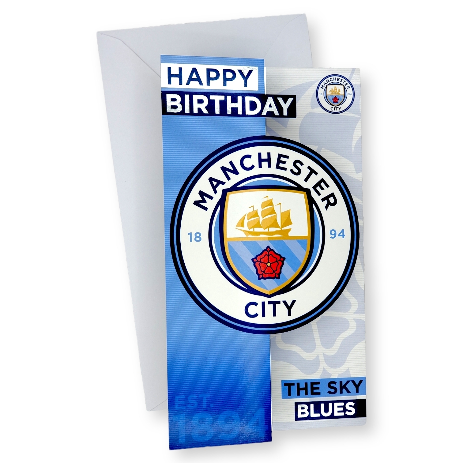 曼城會徽生日卡