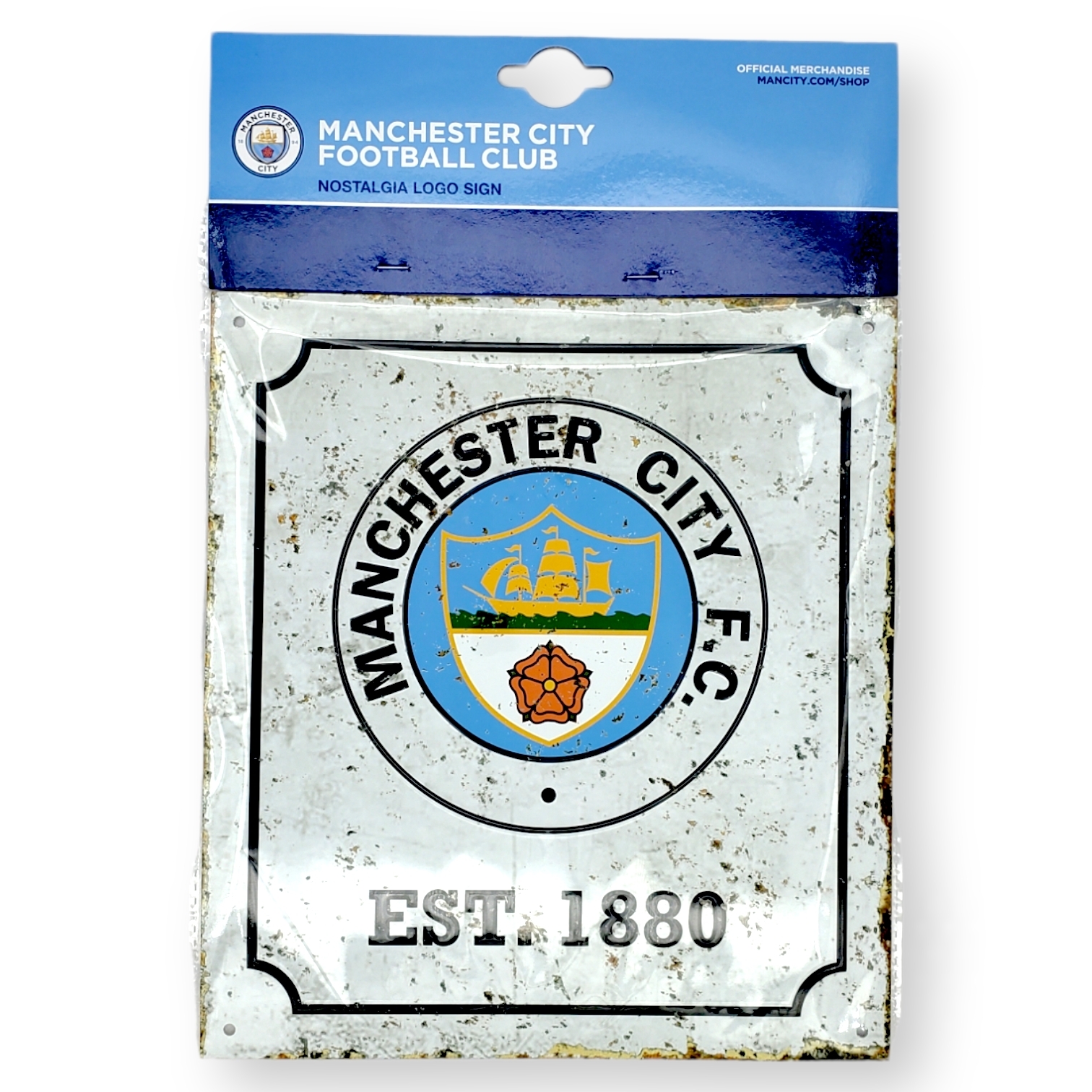 曼城經典會徽金屬牌