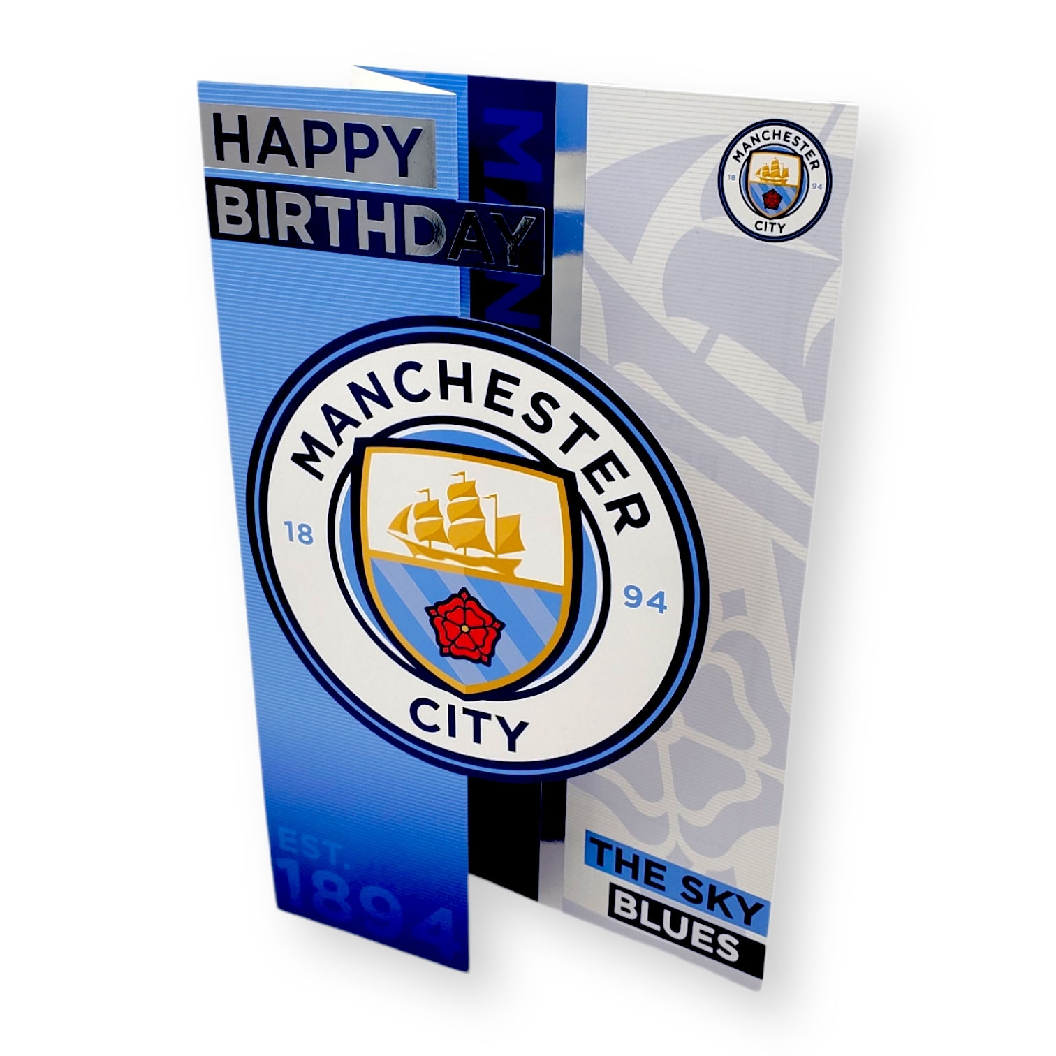 曼城會徽生日卡