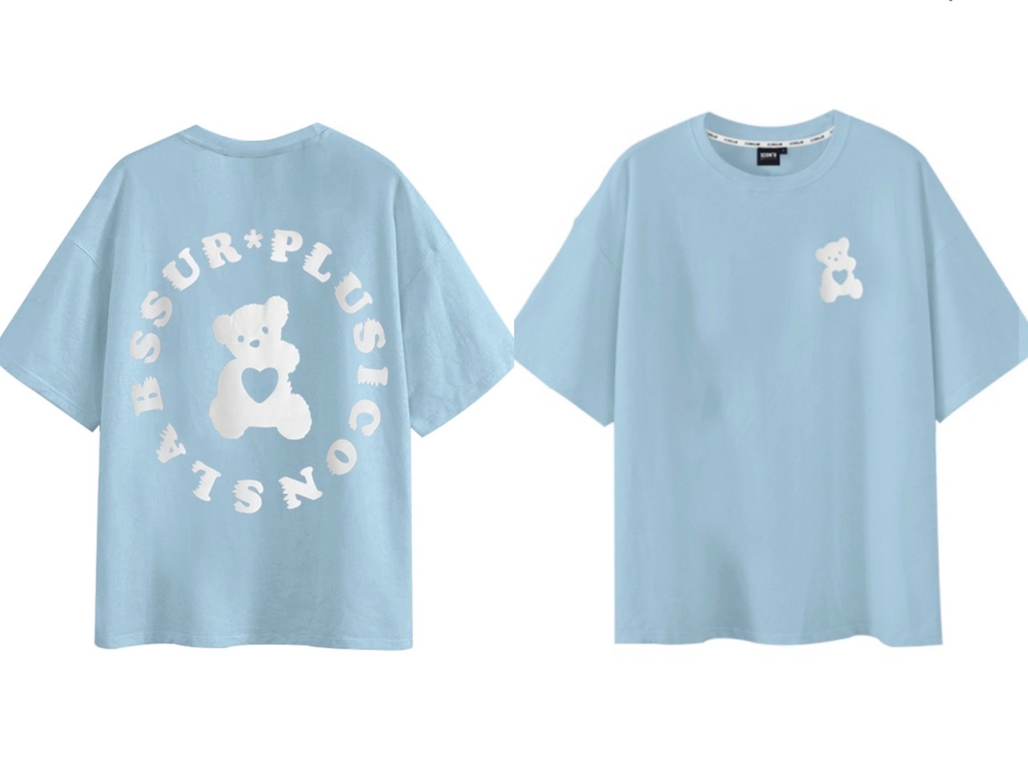 SSUR PLUS x ICONSLAB 愛心小熊 LOGO 短袖 T