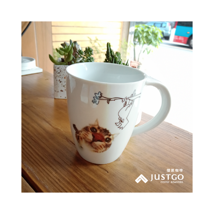 德國KONITZ 大頭貓來抓我！ 彎把馬克杯 (330cc)