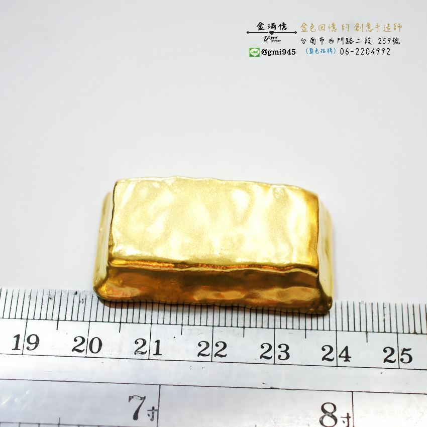 客製化飾品_巧克力造型-金塊|金條(2)