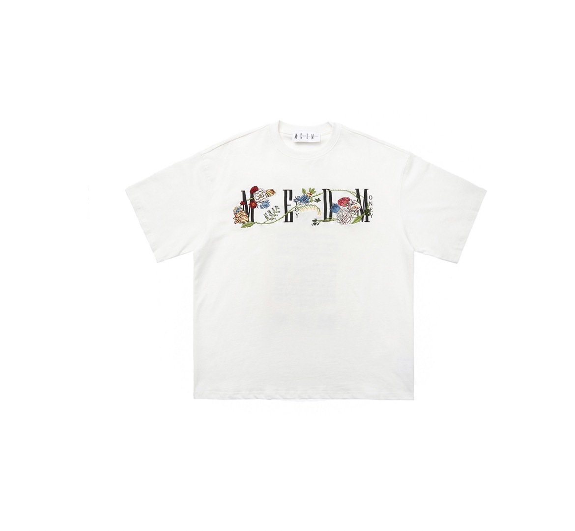 M.E.D.M 纏繞花卉短袖 MR.ENJOY DA MONEY