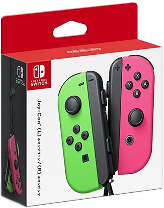NS Joy-Con 原廠控制器 電光綠/電光粉紅