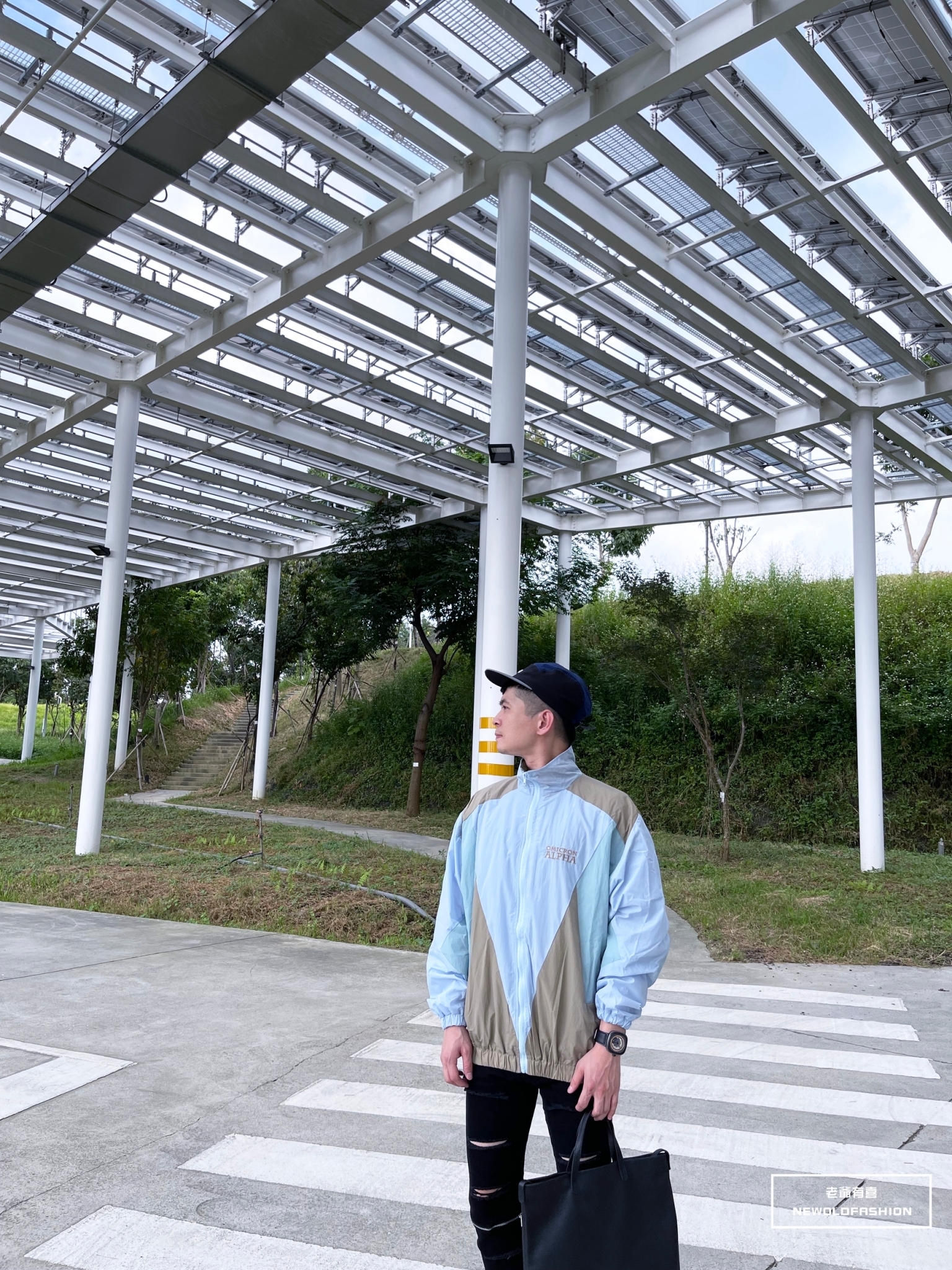 『新品上市』ALPHA刺繡立領防風外套(NOF2109A208)