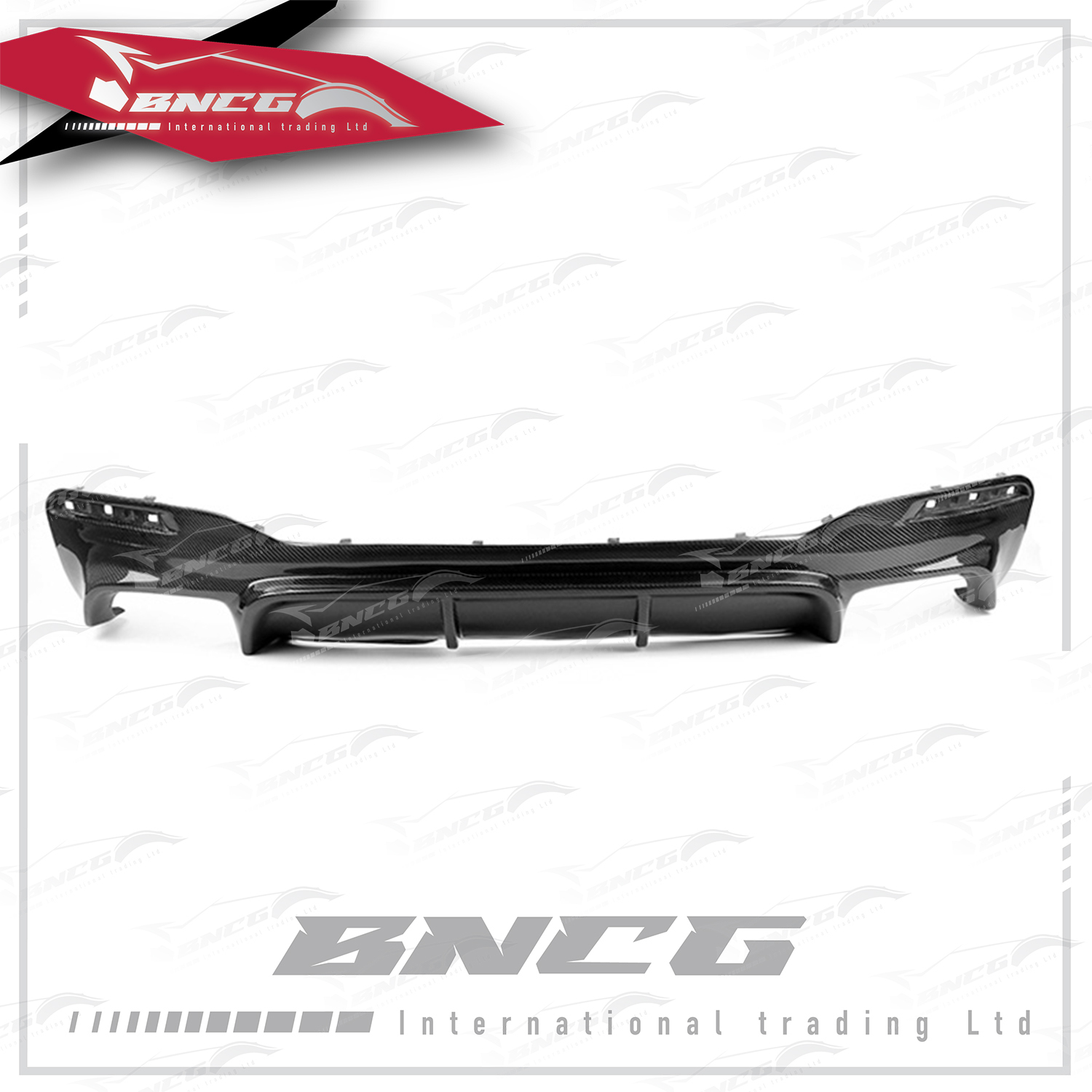 寶馬 BMW 5系列 G30 17-19年 改裝 卡夢 碳纖維 外觀件 空力套件 V款 後下巴 後導流