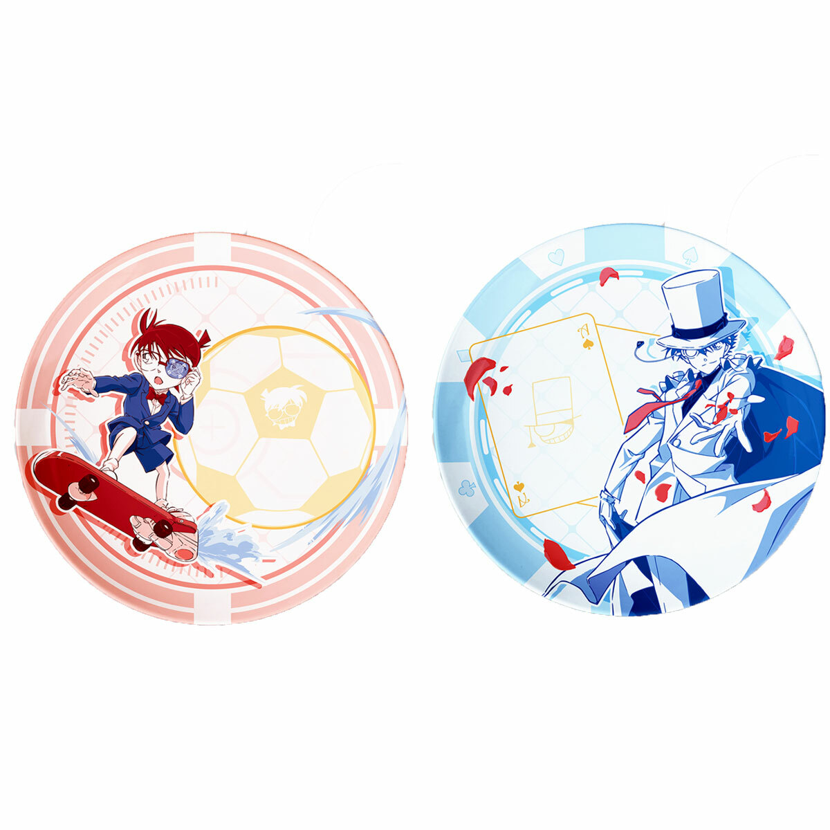 名偵探柯南-8吋骨瓷盤(柯南/基德)