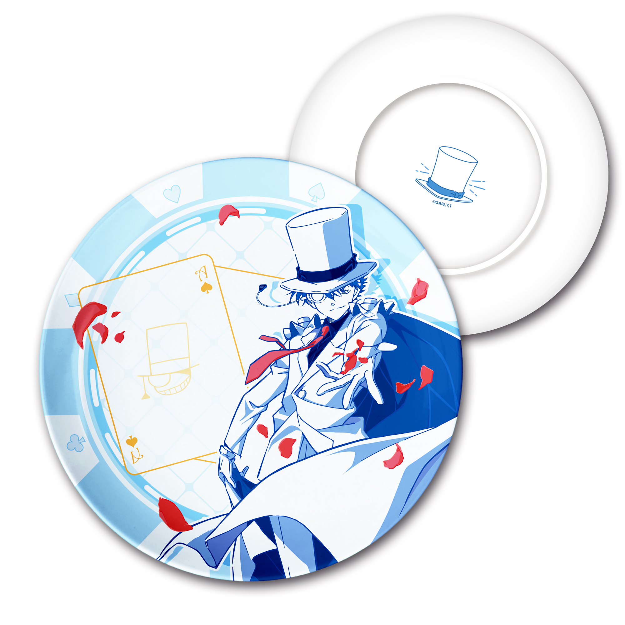 名偵探柯南-8吋骨瓷盤(柯南/基德)