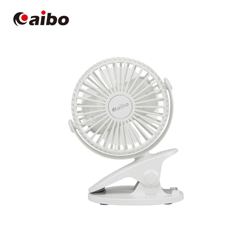 aibo AB191A USB充電 夾式/桌立兩用風扇