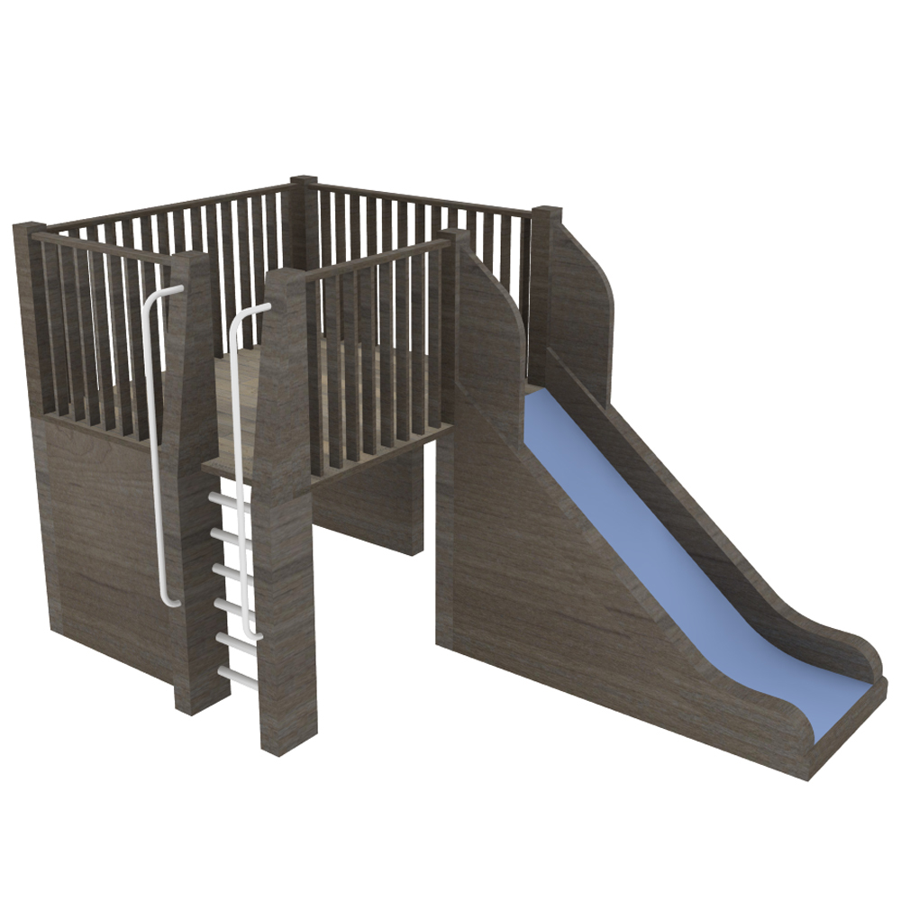 Loft With Slide And Ladder II