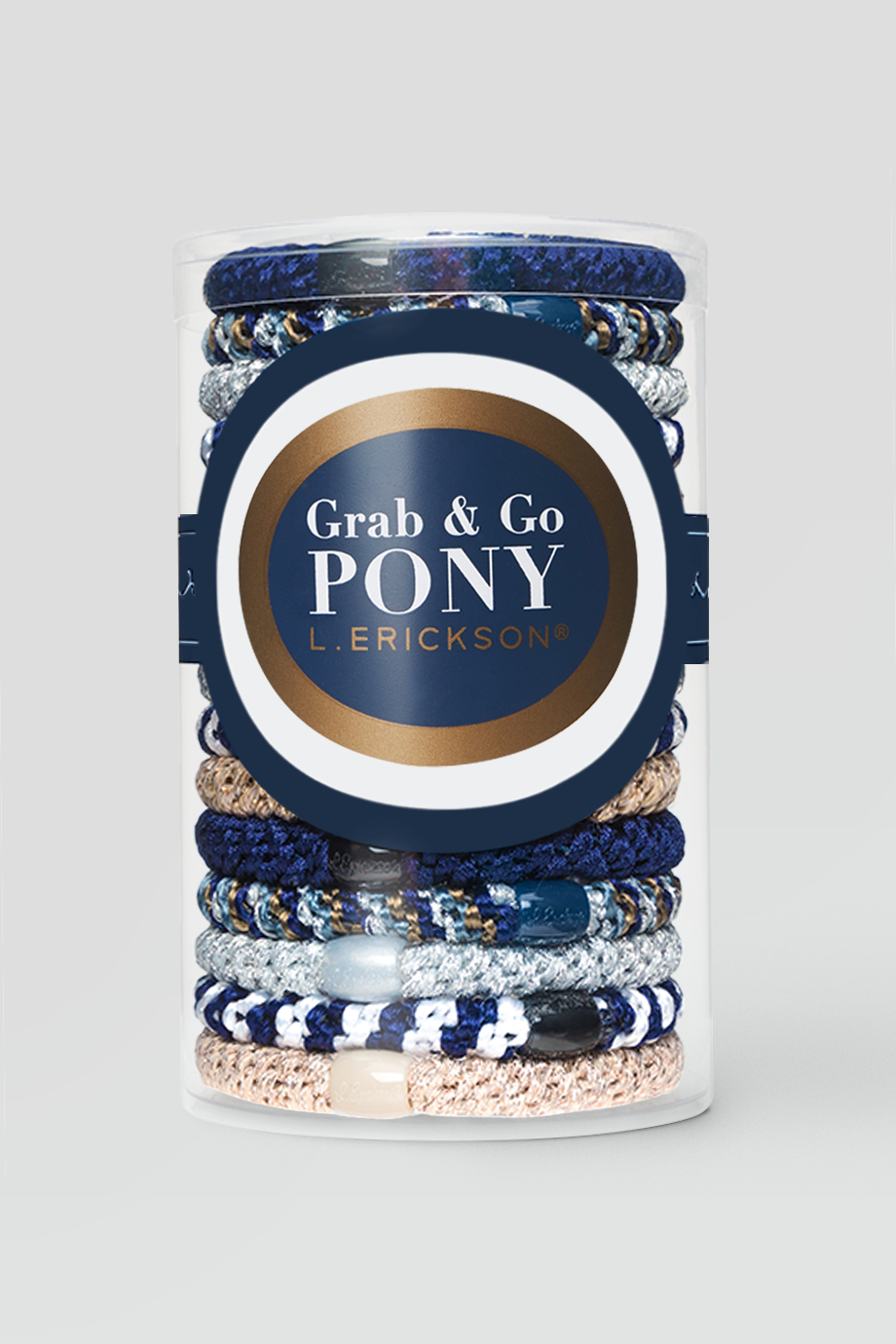 L. ERICKSON｜彈力髮圈桶－水手假期