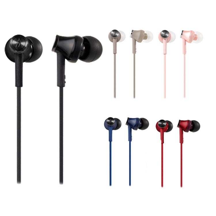 【audio-technica 鐵三角】ATH-CK350iS 智慧型手機用耳塞式耳機 多色