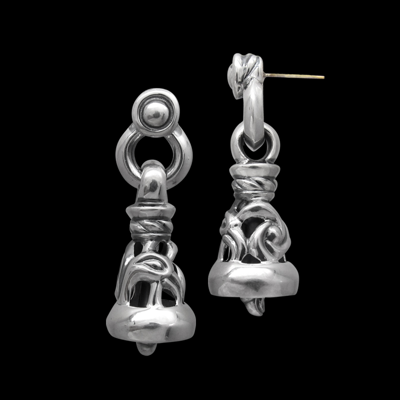 MF Dove Bell Earring