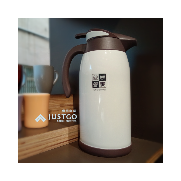 妙管家 玻璃內膽保溫壺 1.2L