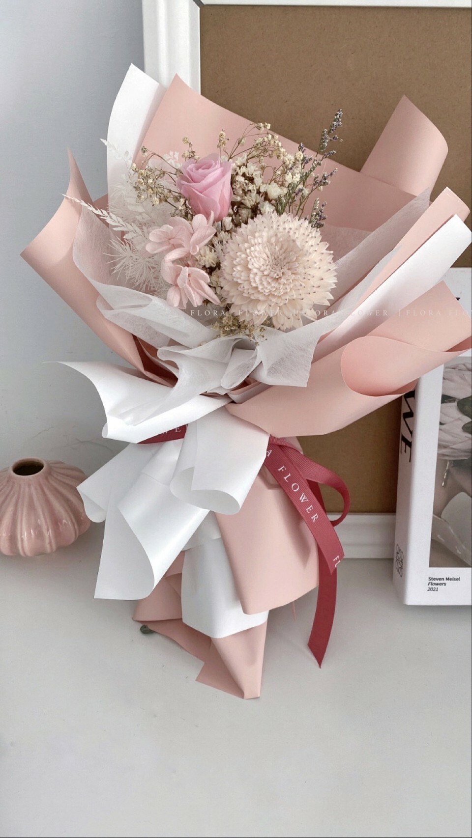 乾燥永生花束-畢業季