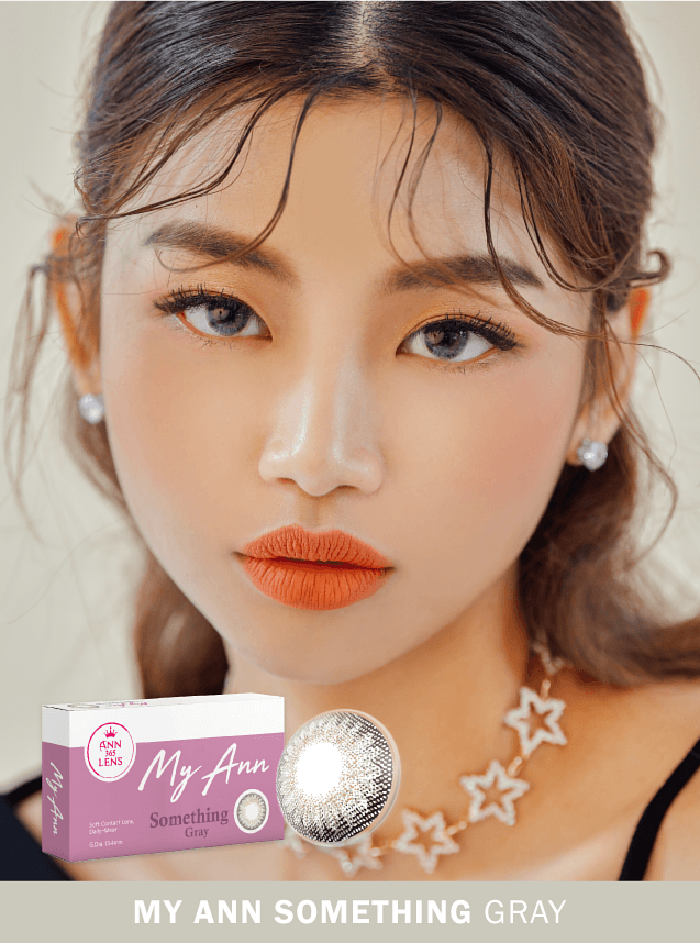 Ann365 My Ann Something  每月拋棄彩妝隱形眼鏡｜每盒2片 (Gray 貝殼灰 / Brown 貝殼啡 )