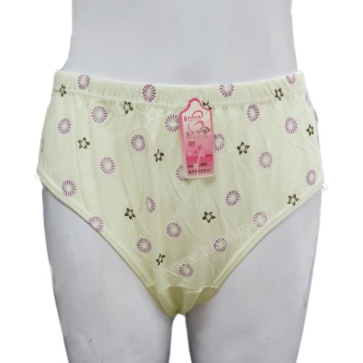 6條裝 喜夢婷: 女裝加大碼高腰印花內褲