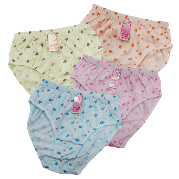 6條裝 喜夢婷: 女裝加大碼高腰碎花內褲 3900