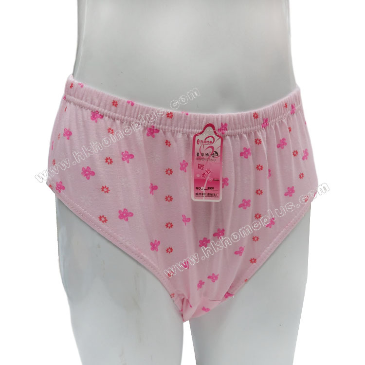 6條裝 喜夢婷: 女裝加大碼高腰碎花內褲 3900