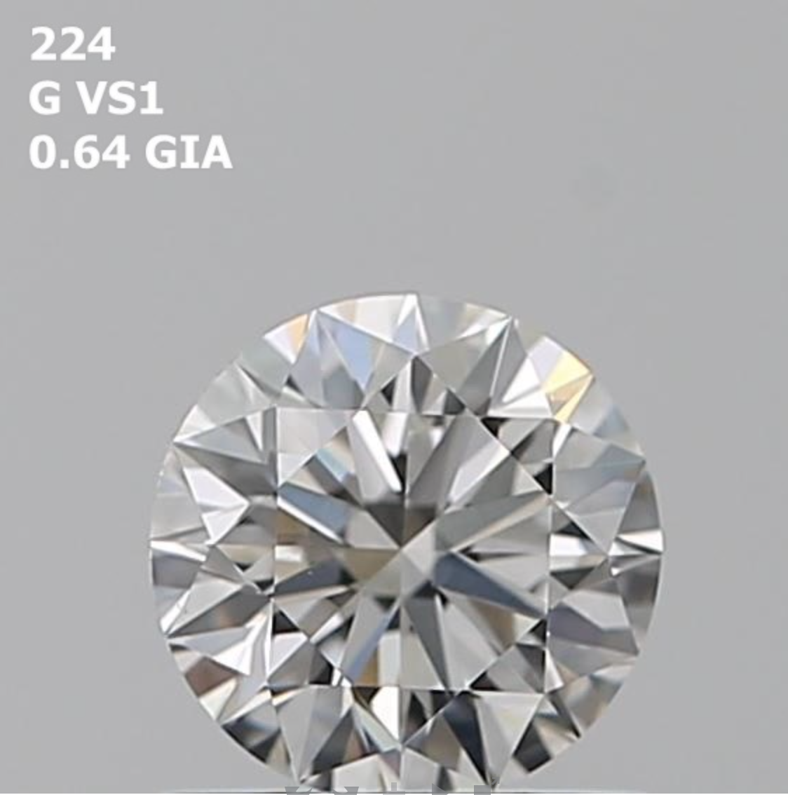 Round 0.64 ct G VS1 EX EX EX N