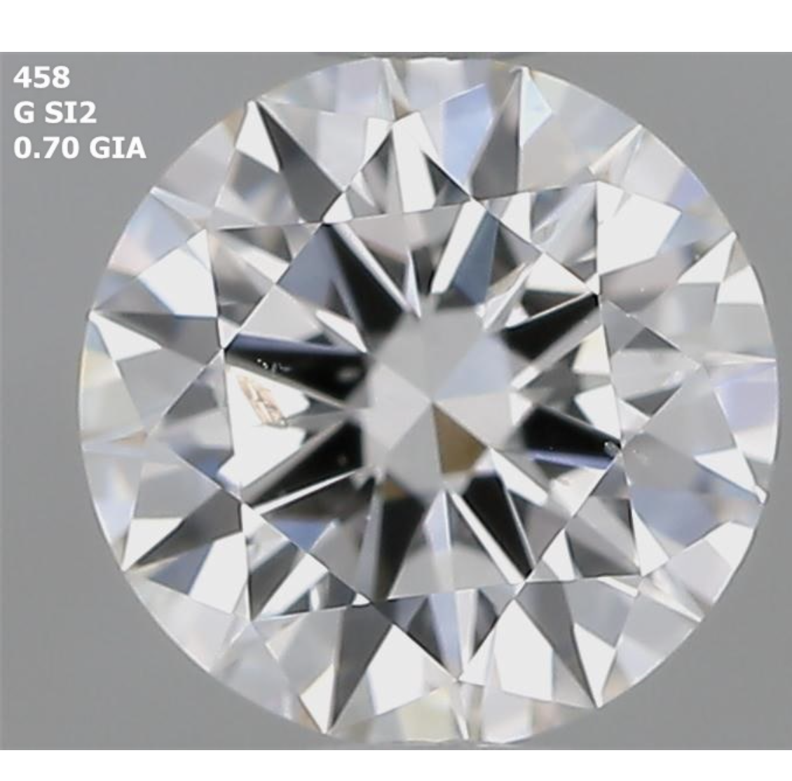 Round 0.7 ct G SI2 EX EX EX N