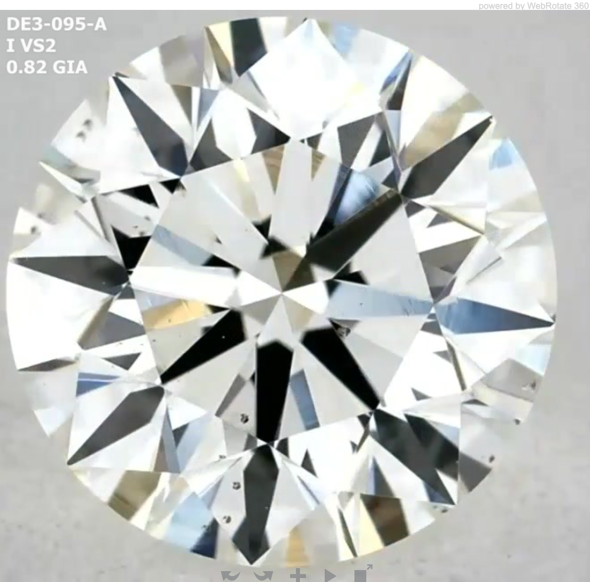 Round 0.82 ct I VS2 EX EX EX N